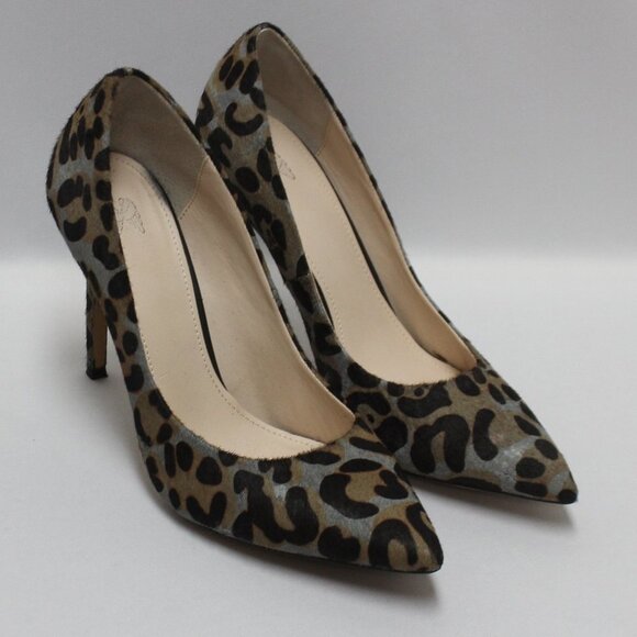 Victoria's Secret Calf Skin Leopard Print Heels - Picture 1 of 14